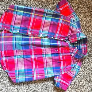 Multi Color Boys Button Down Polo